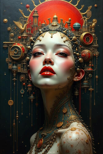 AI Abstracts Portraits 2